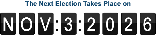 The election takes place on November 2, 2026